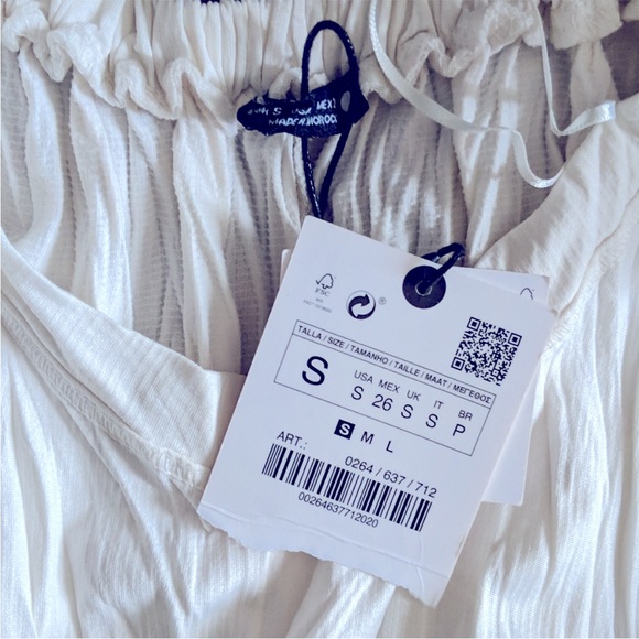 Zara crinkle effect midi dress - Picture 7 of 10